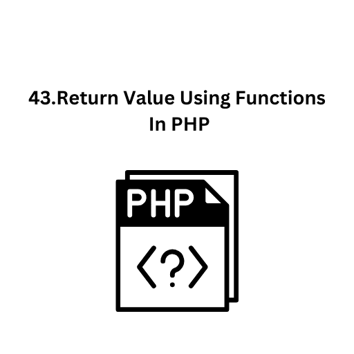 43.Return Value Using Functions In PHP